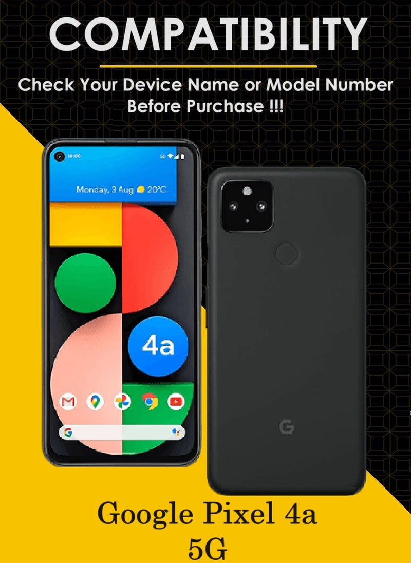 AINA Tempered Glass Screen Protector 5D Designed For Google Pixel 4a 5G Full Glue Edge to Edge Full Screen Coverage And Bubble Free - Image 3