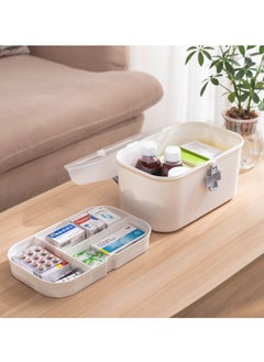 XINGYIYU Double Layer Medicine and Storage Box, Home Organizer for Household Use  - Image 3