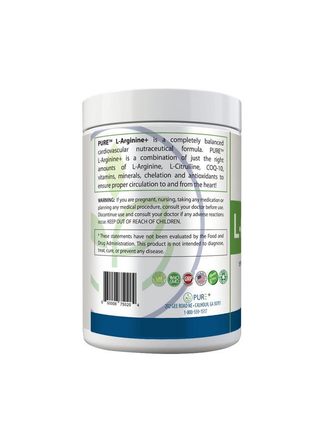 PURE مشروب مزيج L-أرجينين النقي +، مانجو استوائي، L-أرجينين 5000 ملغ، L-سيترولين 1000 ملغ، فيتامينات B12، C، D3، جذر الشمندر، 30 حصة، دعم أكسيد النيتريك، دعم القلب والأوعية الدموية، ودعم الطاقة - Image 5