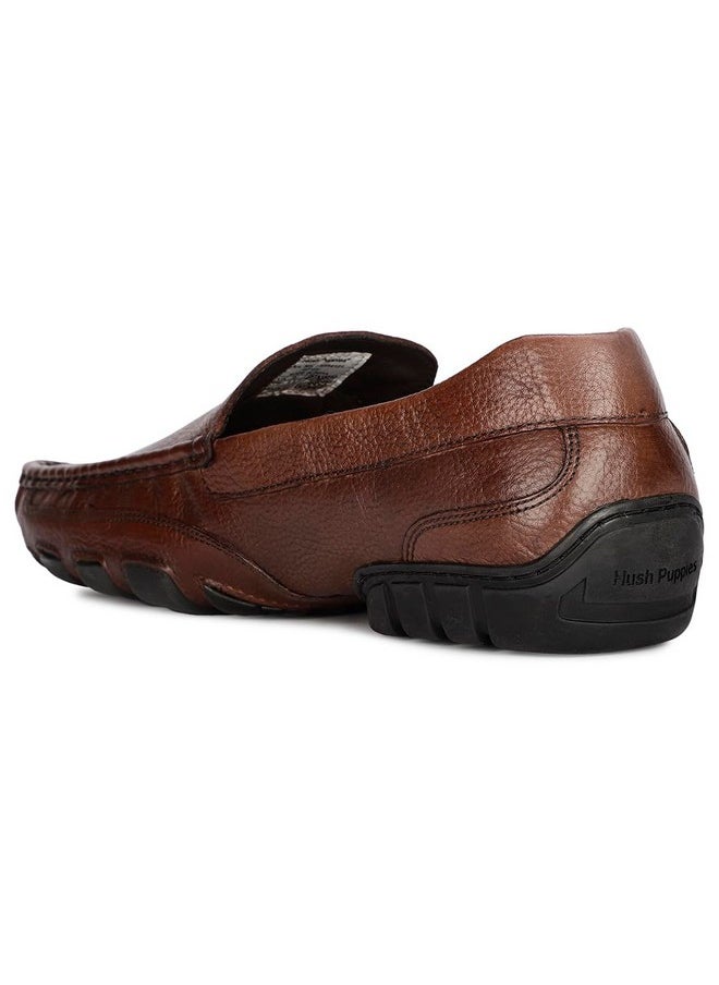 Hush Puppies - Hush Puppies Frank Loafer Mens Formal Slip-On Shoes in Brown - Image 1