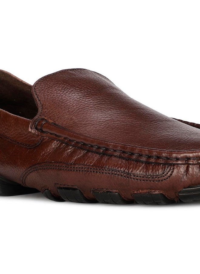 Hush Puppies - Hush Puppies Frank Loafer Mens Formal Slip-On Shoes in Brown - Image 1