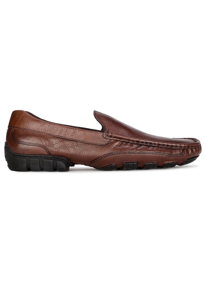 Hush Puppies - Hush Puppies Frank Loafer Mens Formal Slip-On Shoes in Brown - Image 1