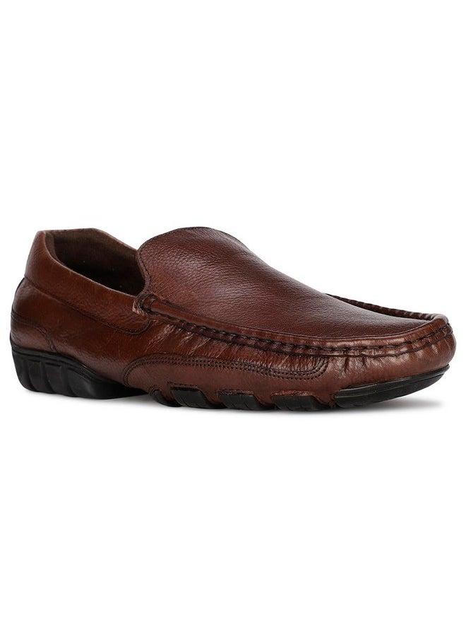 Hush Puppies - Hush Puppies Frank Loafer Mens Formal Slip-On Shoes in Brown - Image 1