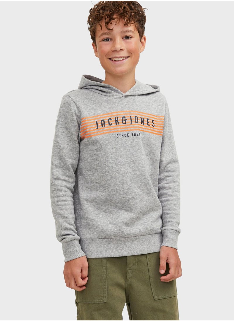 Jack & Jones Junior - Youth Logo Hoodie - Image 1