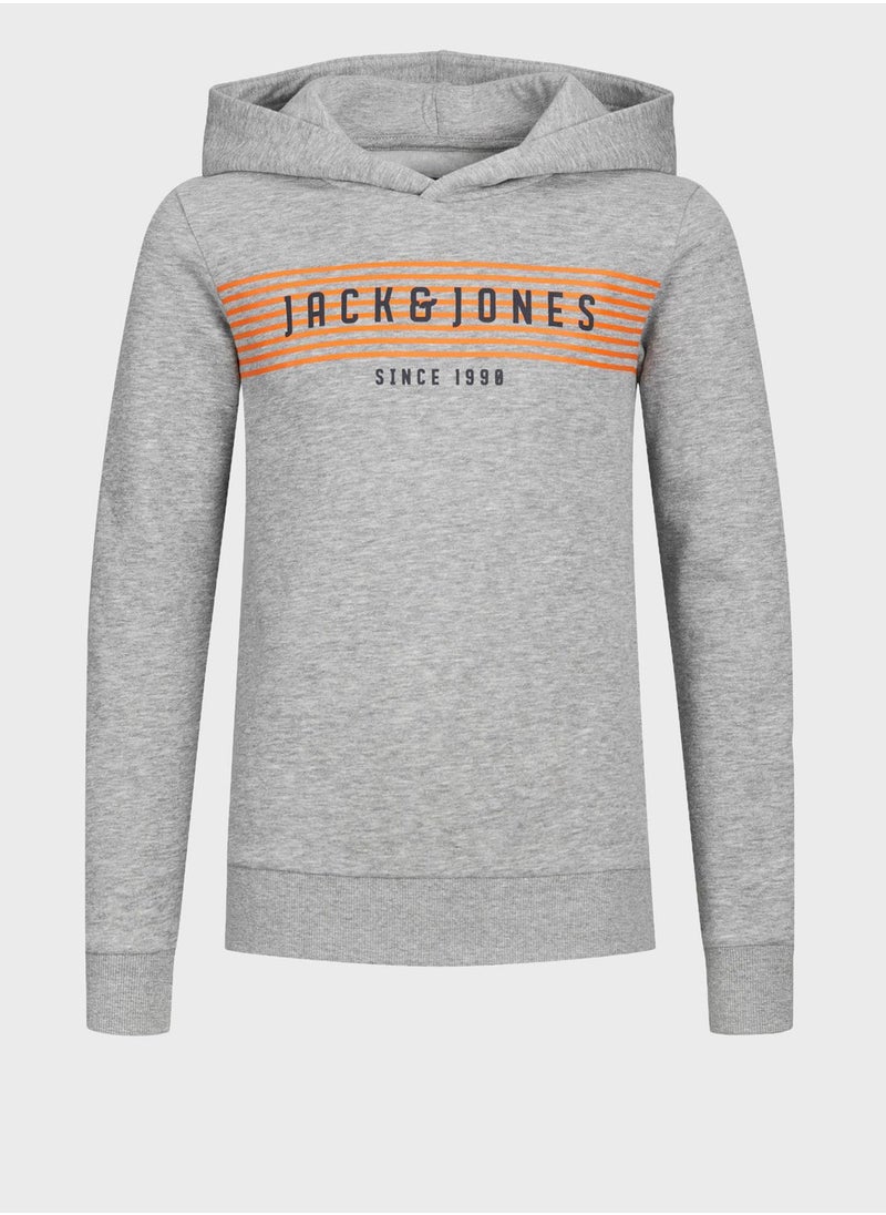 Jack & Jones Junior - Youth Logo Hoodie - Image 1