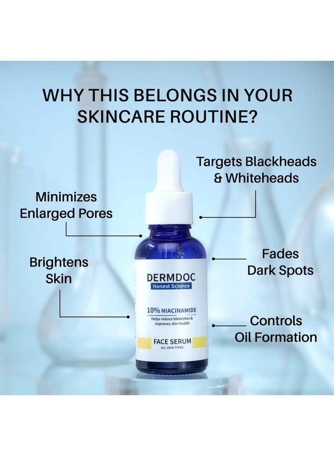DermDoc by Purplle 10% Niacinamide Face Serum (30ml) | skin radiance face serum, niacinamide serum - Image 3