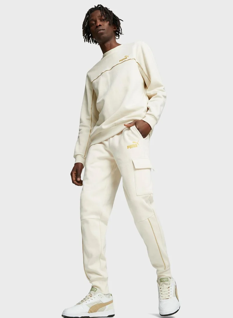 PUMA Minimal Gold Fleece Sweatshirt