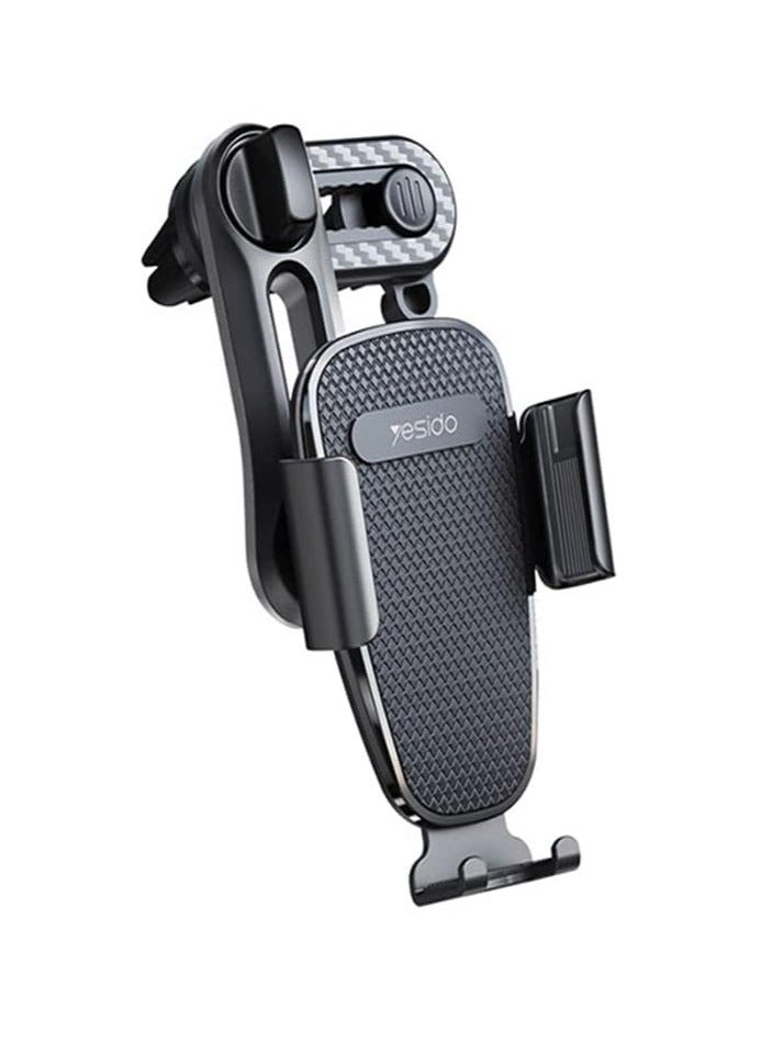 Yesido Yesido Air Vent Spring Clip Holder C105 Black  - Image 1