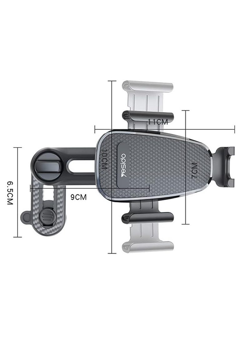 Yesido Yesido Air Vent Spring Clip Holder C105 Black  - Image 3