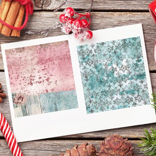 Colabrili Scrapbook Paper 12x12 inch, 24 Sheets DIY Origami Decorative Craft, Double sided printing, Photo Album Decor Wooden-free Paper for Gift Wrapping Card Making Collage Album Decorative (Pink) - Image 3