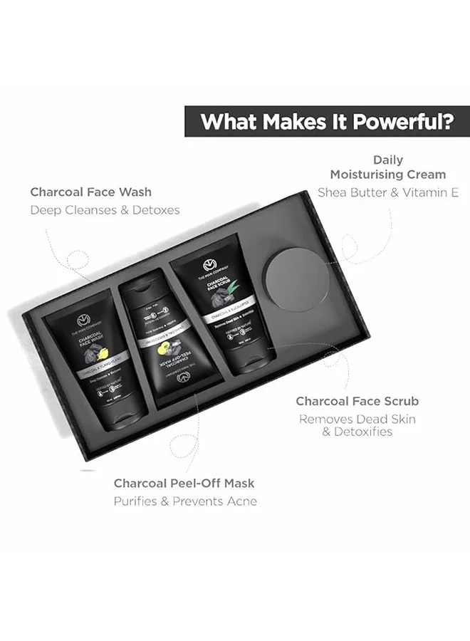 The Man Company  The Man Company Facial Care Kit | Charcoal Face Wash for Men | Best Price UAE