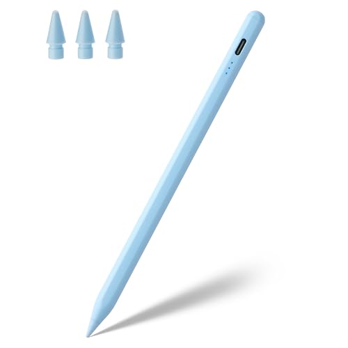 Waiktyne Stylus Pen for iPad A16 11th 10th 9th 8th 7th 6th Generation iPad Pro 129 11 13 inch M4 iPad Air M3 M2 5th 4th 3rd Gen iPad mini A17 Pro 7 6 5 for Apple Pencil Pro 1st 2nd Gen Alternative Blue - Image 1