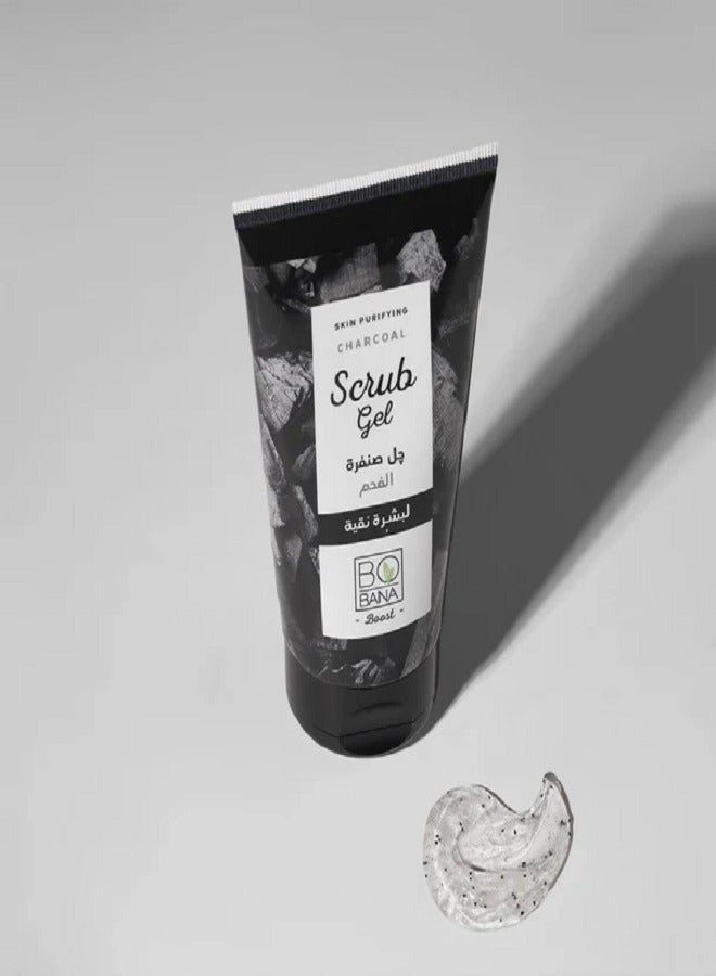 BOBANA Charcoal Scrub Gel 150ml - Image 2