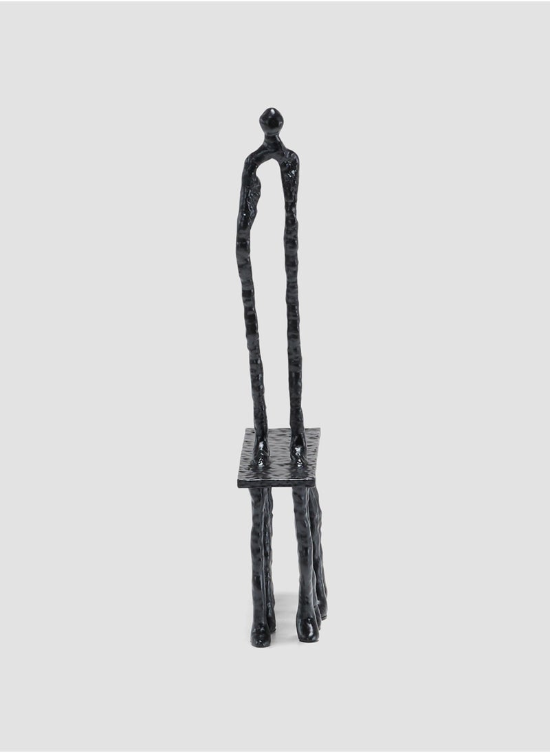 AL HUZAIFA FURNITURE Gil Dark Bronze Figurine  - Image 1