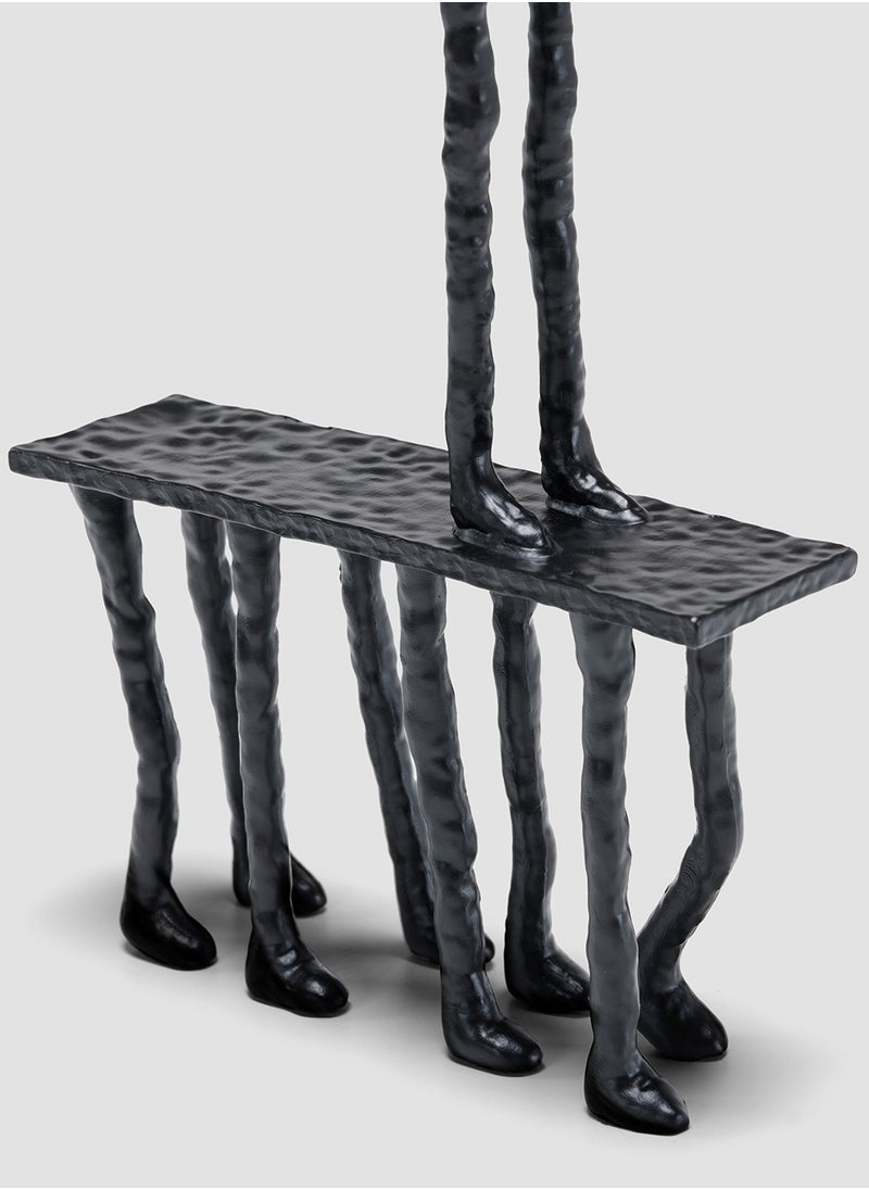 AL HUZAIFA FURNITURE Gil Dark Bronze Figurine  - Image 4