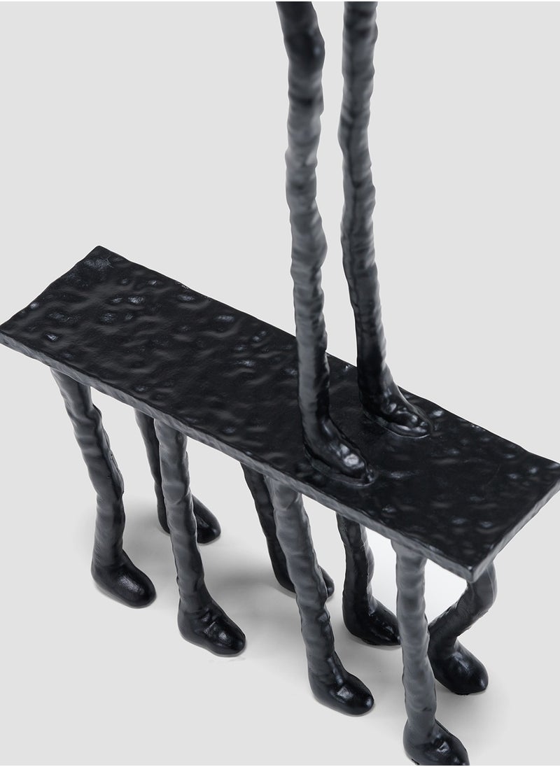 AL HUZAIFA FURNITURE Gil Dark Bronze Figurine  - Image 5