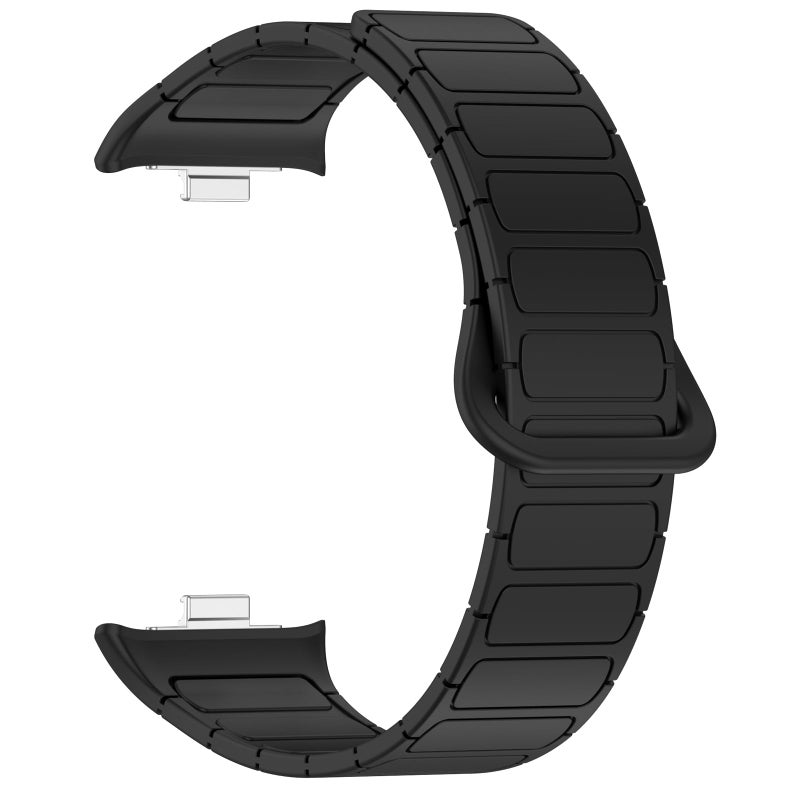 LOKEKE Replacement Wrist Band for Xiaomi Band 8 Pro – Soft Silicone Strap (Black) - Image 1