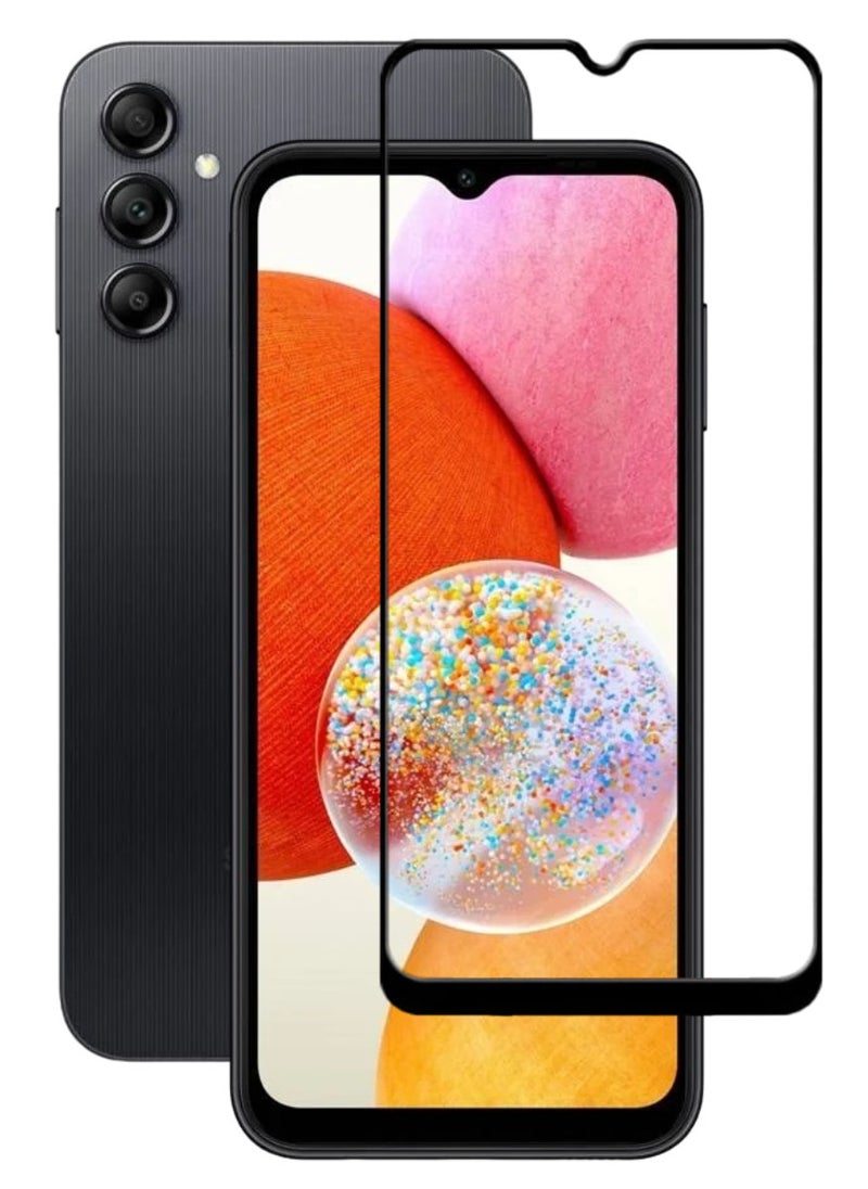 ACLIX Antistatic ESD Dustproof Premium Quality High Definition Tempered Glass Screen Protector Designed For Samsung Galaxy A14 - Image 1