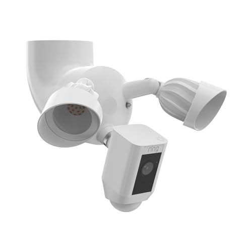 Holicfun Eave Mount for Ring Floodlight Cam Wired Plus/Pro, Ring Smart Lighting Floodlight Wired, Blink Wired Floodlight Camera, Wyze Floodlight Camera v2/Pro, and Roku Floodlight Camera - White - Image 2
