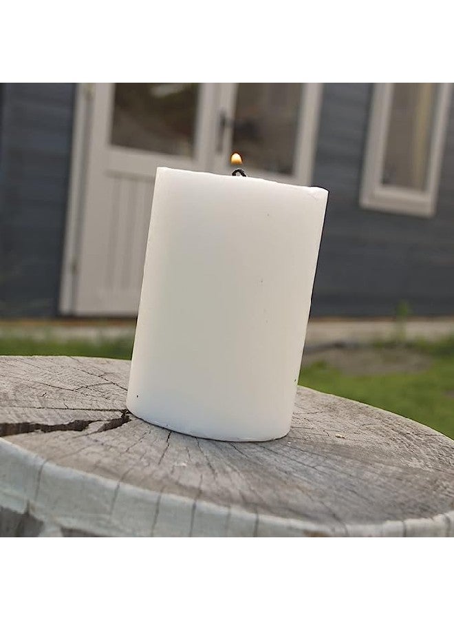 STV Zero Citronella Pillar Candle STV  - Image 3
