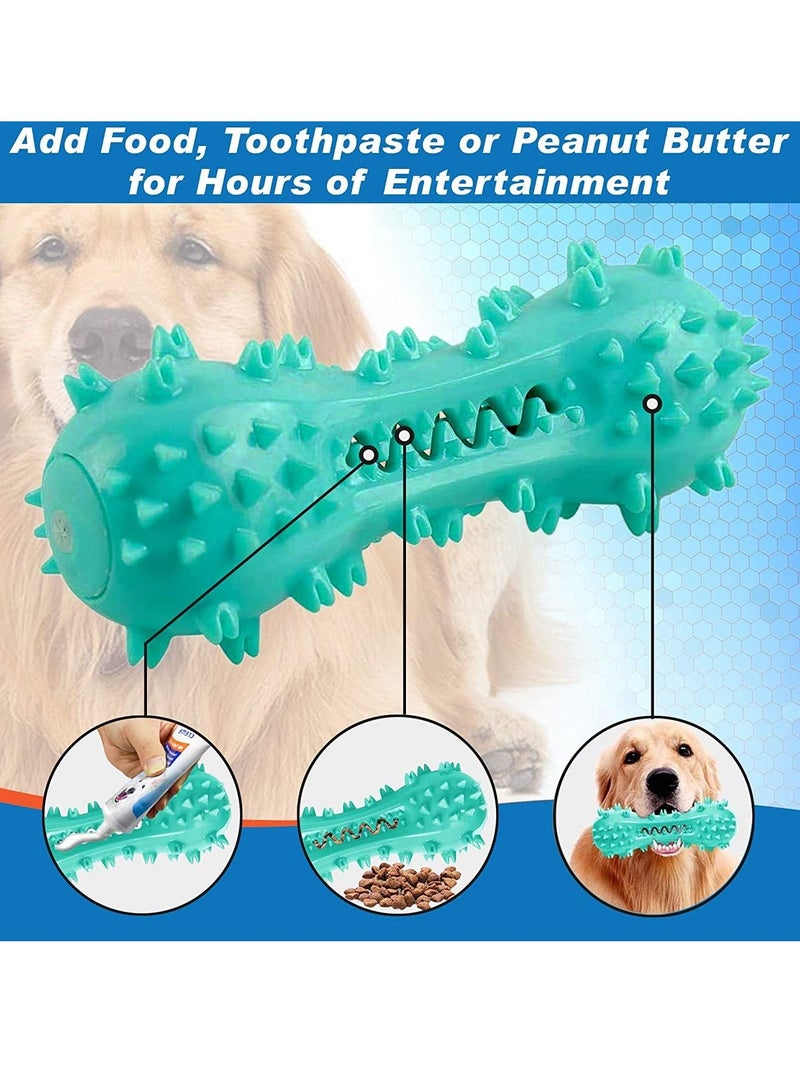Toothbrush Dog Chew Toy Stick Bone for Dog Teeth Cleaning Tooth Brushing Teething Chew Toys Dental Oral Care for Small Medium and Large Dogs Blue - Image 4