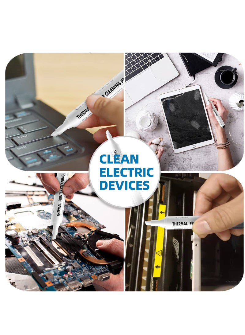 Universal Thermal Printer Cleaning Pen Kit, 12 Pcs Printhead Cleaning Tools for Card and Thermal Printers - Image 4