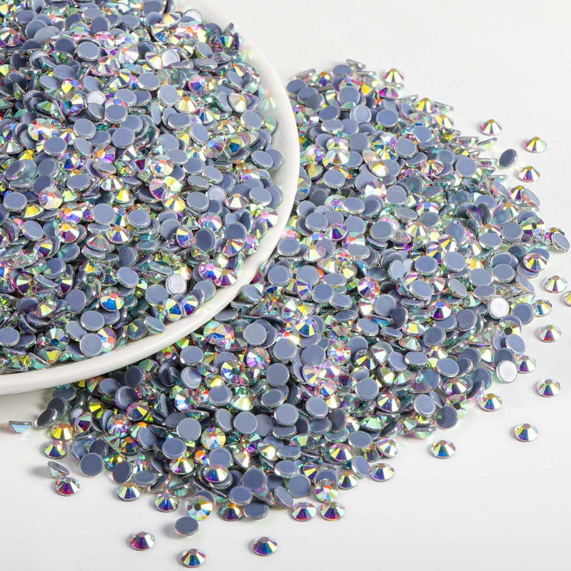 Beadsland Hotfix Rhinestones Bulk, 14400PCS Crystal Hot Fix Rhinestones for Crafts Clothes DIY Decoration, Crystal AB, SS6, 1.9-2.1mm - Image 2