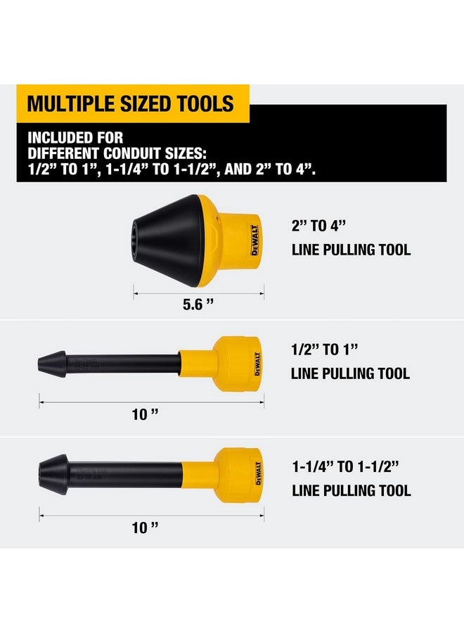 DEWALT Conduit Line Puller Attachment Kit Yellow and Black 22.9 x 11.1 x 15.6 cm DXVA00-0301 - Image 2