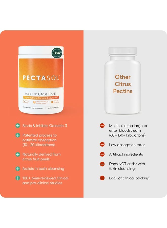 EcoNugenics PectaSol Modified Citrus Pectin (184g) Berry Powder - Comprehensive Body Health Supplement Supports Heart, Immune System, Inflammatory Response - Image 3