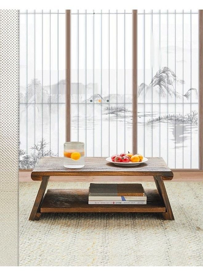 C&C Home - Modern Design Foldable Japanese Style Foldable Low Coffee Table 50 x 30 x 20 cm (Fully Assembled) - Image 1