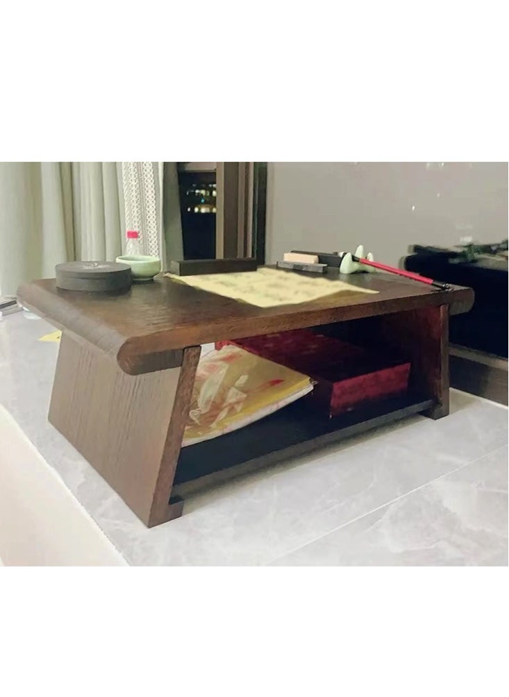 C&C Home - Modern Design Foldable Japanese Style Foldable Low Coffee Table 50 x 30 x 20 cm (Fully Assembled) - Image 1