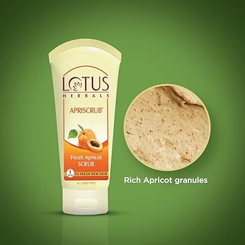 LOTUS HERBALS Lotus Herbals Apriscrub Fresh Apricot Scrub 100g  - Image 3