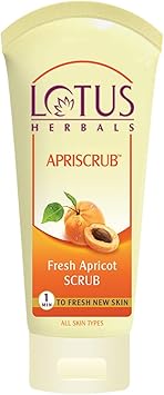 LOTUS HERBALS Lotus Herbals Apriscrub Fresh Apricot Scrub 100g  - Image 1