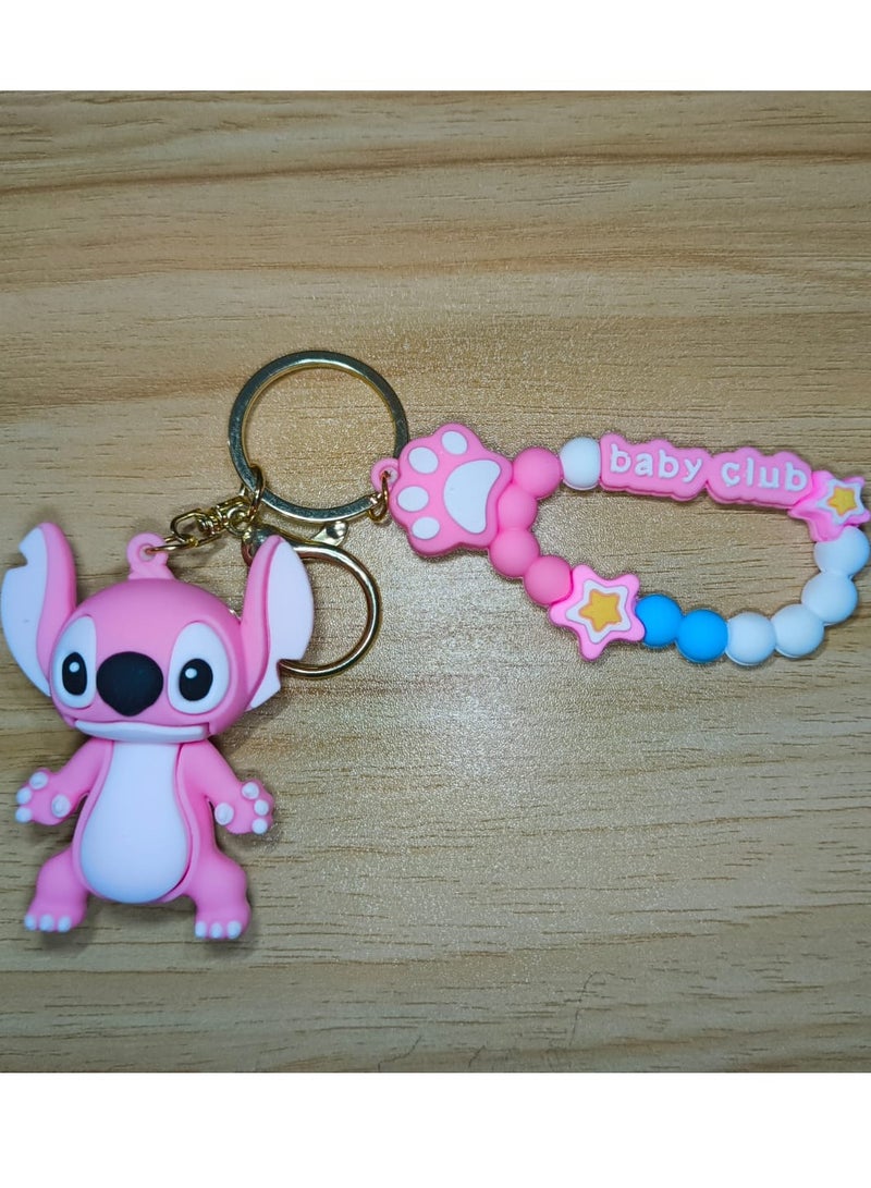 STITCH Keychain Cute Stitch Doll Wristlet Accessories For Backpack Handbag Car Keys - Image 2