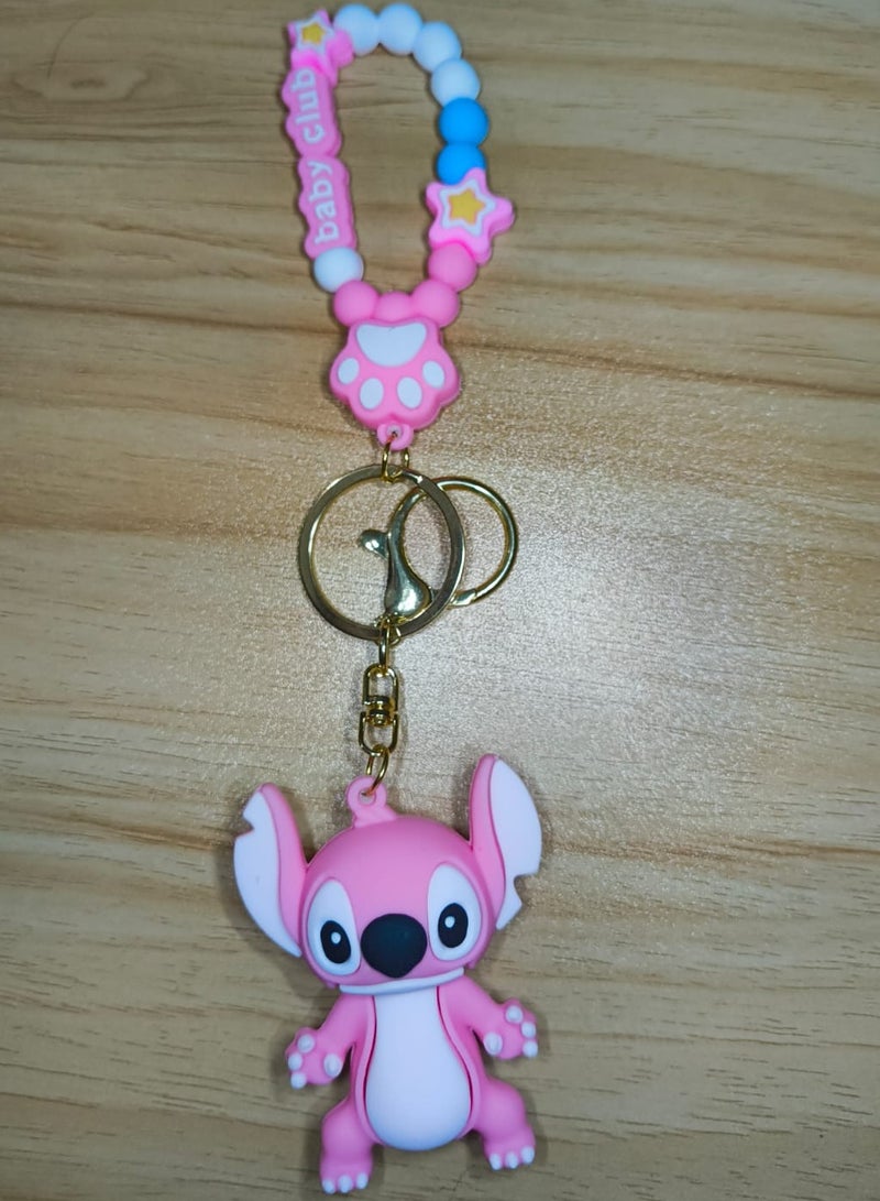 STITCH Keychain Cute Stitch Doll Wristlet Accessories For Backpack Handbag Car Keys - Image 3