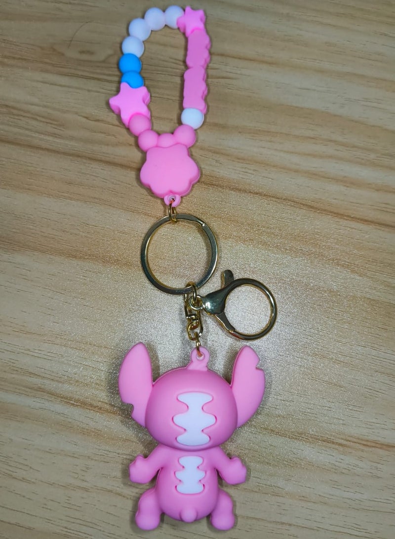 STITCH Keychain Cute Stitch Doll Wristlet Accessories For Backpack Handbag Car Keys - Image 4