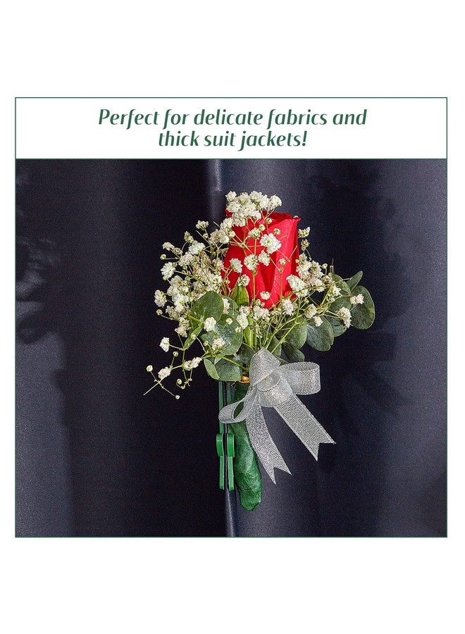 Waydress Small Floral Boutonniere Magnets Corsage Brooches Magnet And 2 Rolls 1/2 Inch X 30 Yards Green Floral Wrapping Tape For Handmade Wedding Bride Boutonnieres Bouquet Stem Wrapping And Crafts (10 Pairs) - Image 3