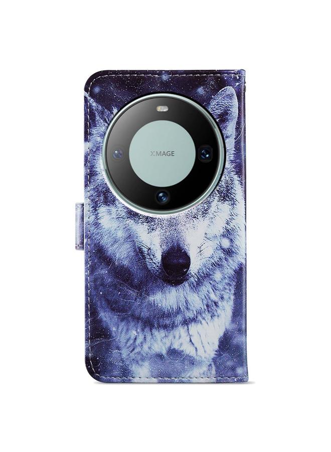 S-TOP Case For Huawei Mate 60 Painted Pattern Horizontal Flip Leather Phone Case - Image 3