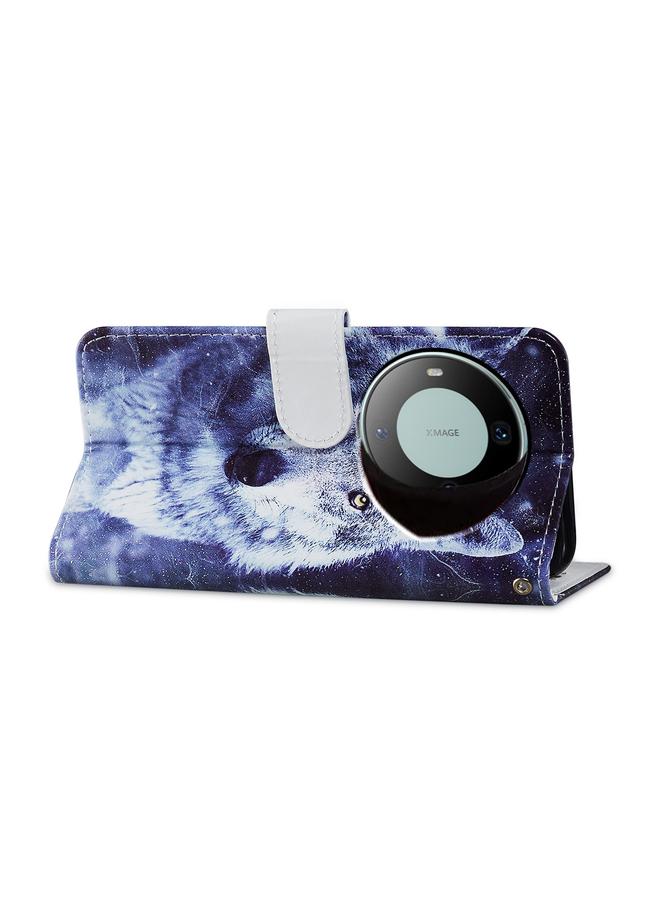 S-TOP Case For Huawei Mate 60 Painted Pattern Horizontal Flip Leather Phone Case - Image 5