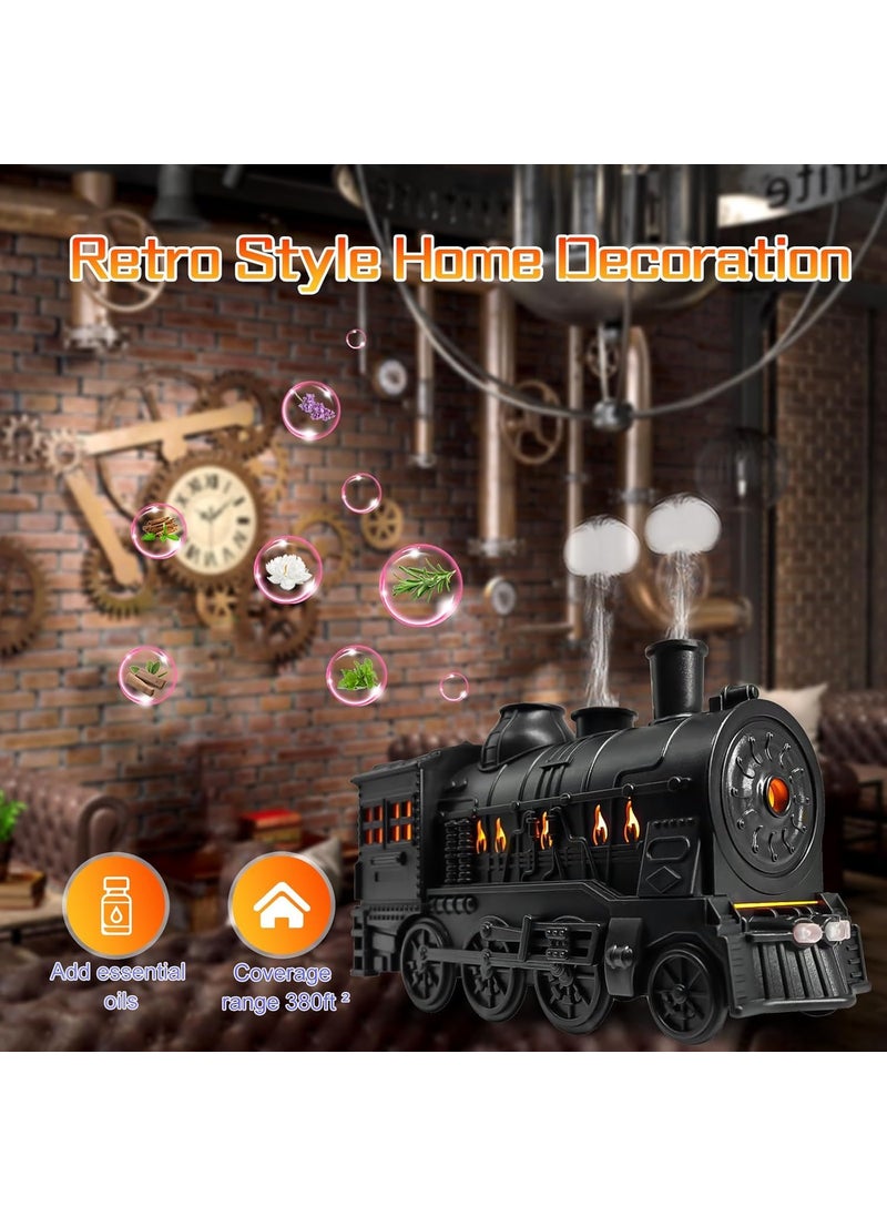 Ladila LADILA Essential Oil Diffuser for Home 300ml Train Shape Aromatherapy Diffuser Cool Mist Humidifiers with 2 Lighting 2 Mist Modes for Home Office Decor Kids Bedroom  - Image 3