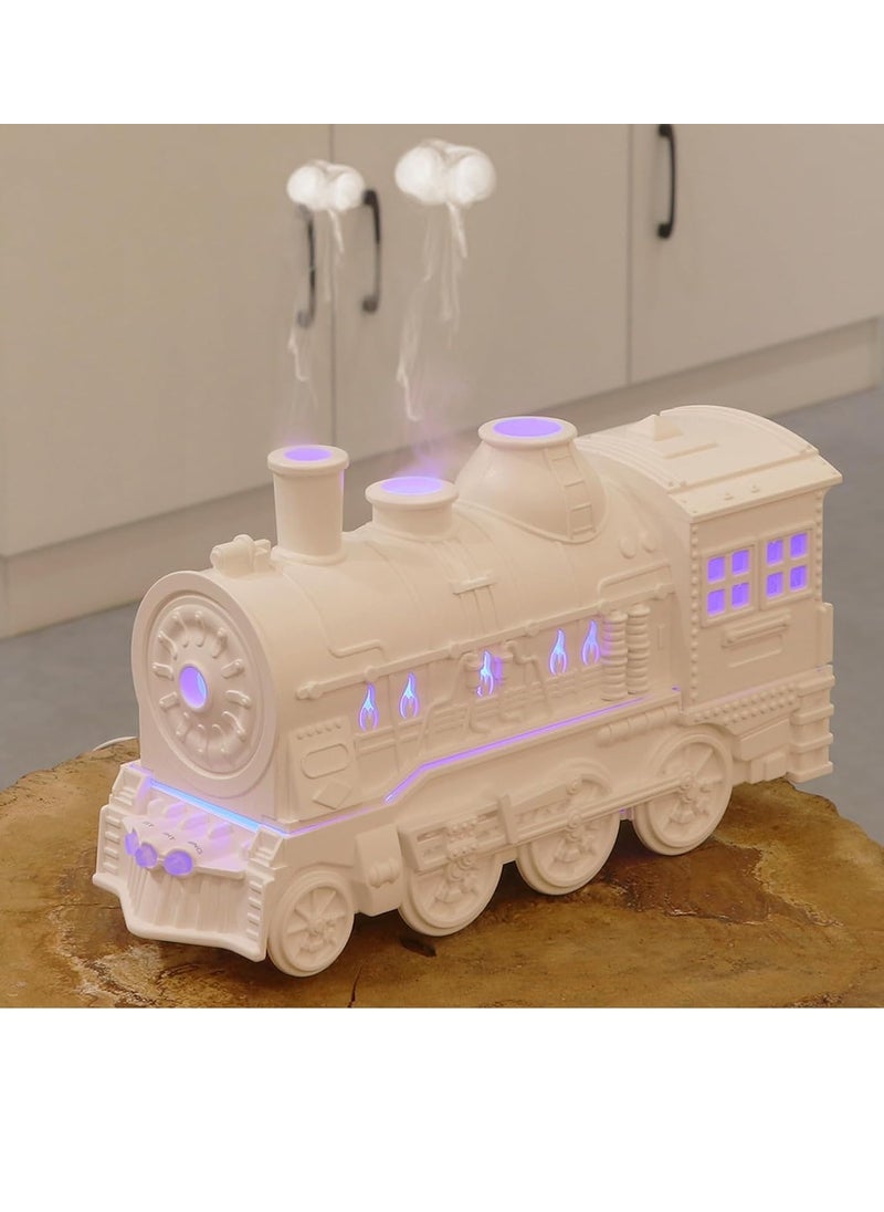 Ladila LADILA Essential Oil Diffuser for Home 300ml Train Shape Aromatherapy Diffuser Cool Mist Humidifiers with 2 Lighting 2 Mist Modes for Home Office Decor Kids Bedroom  - Image 4