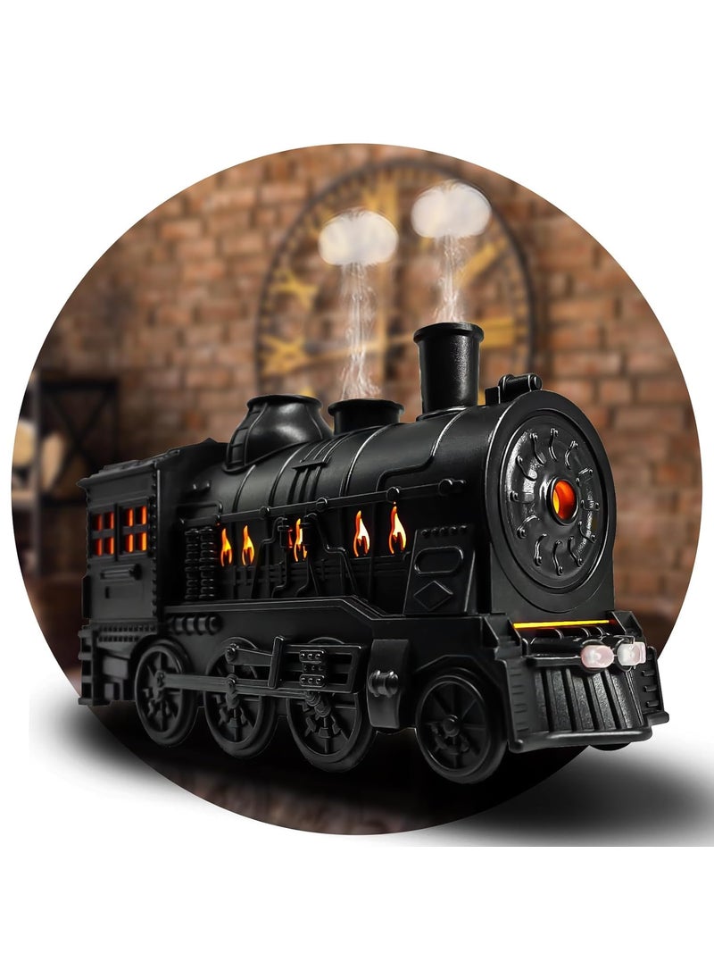 Ladila LADILA Essential Oil Diffuser for Home 300ml Train Shape Aromatherapy Diffuser Cool Mist Humidifiers with 2 Lighting 2 Mist Modes for Home Office Decor Kids Bedroom  - Image 2