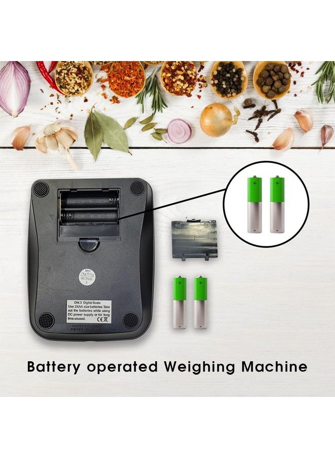 ATOM ATOM DM3 Compact and Portable Digital Weighing Scale  - Image 5