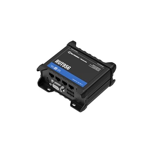 TELTONIKA RUT956 (EU) 4G LTE Router Teltonika RUT956, Cellular, RUT956 (Teltonika RUT956, Cellular Network Router, Black, Aluminium, Plastic, DIN-Rail, Industrial, Fast Ethernet) - Image 2