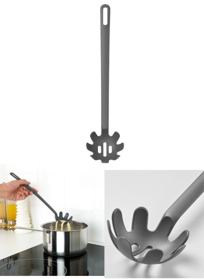 Ikea Fullandad Silicone Pasta Serving Spoon 31 cm (Grey)  - Image 1