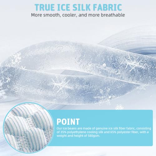 Qpets® Cooling Mat for Dogs, 70x50cm Dog Bed Cooling Pad for Summer Heat Relief Easy to Clean & Machine Washable Non-Slip Pet Mat for Indoor Use, Crate, Car Supports up to 70lbs (Blue) - Image 4