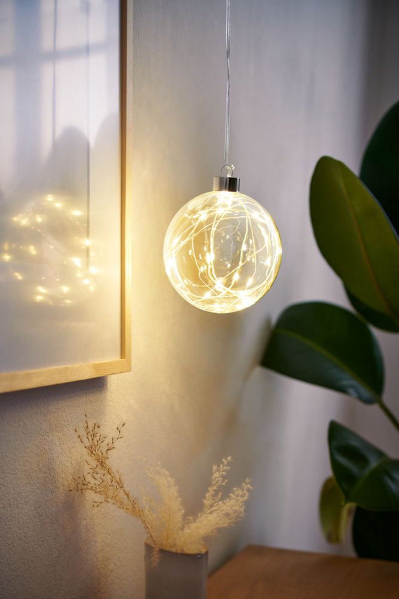 Tchibo Led Glass Ball 10 Dia cm, Gold  - Image 1