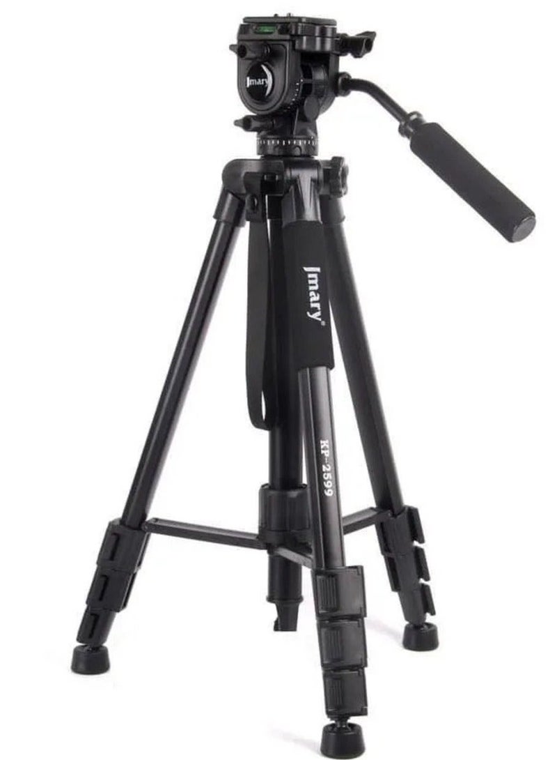 Jmary KP-2599 Professional Aluminium + Monopods Tripod For DSLR Camera Video Photo Tripod - Image 4