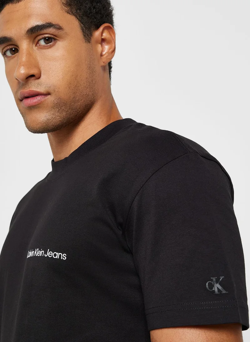 Calvin Klein Jeans Logo Crew Neck T-Shirt
