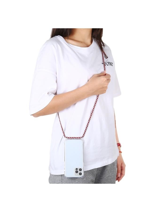 S-TOP Case For iPhone 16 Pro Max Transparent Acrylic Airbag Shockproof Phone Protective Case with Lanyard - Image 5